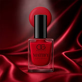 OG Beauty Red Carnival Mattify Nail Paint (10 ML / 1 Pc)